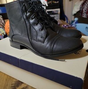 St. John's Bay Black Boots- 8M